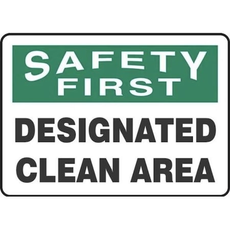 Accuform OSHA SAFETY FIRST SAFETY SIGN MHSK989XV MHSK989XV
